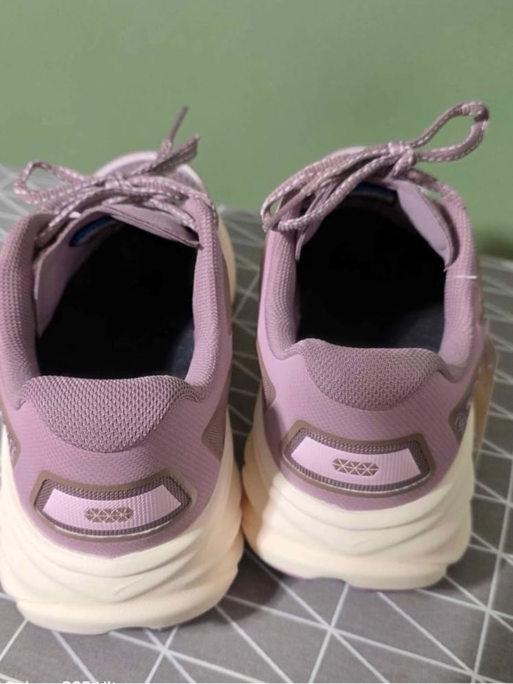 Hoka Women's Lavender Athletic Lace-Up Sneakers